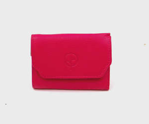 Wallets: Second Nature Leather Women's Small Wallet - Fuchsia