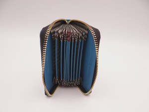 Wallets: Womens Card Wallet - Ocean