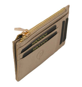 Compact Leather Wallet - Wild Oat