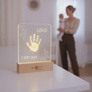 Baby: Illuminated Frame - Olive Tree