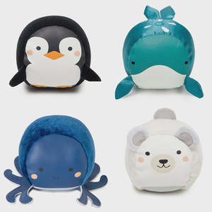 Roly Poly - Plush Balls - 4pk - Ocean