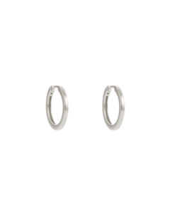 Earrings 1: Contour Hoops ( Sterling Silver)