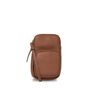 Nikko Pocket Phone Sling - Tan Luxe