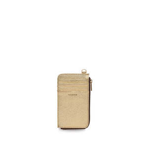 Winona Card Holder - Champagne Metallic