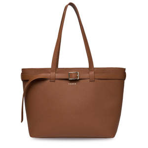 Tabby Shoulder Bag Tan + Bronze