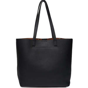 Carter Tote - Black Tan Chain Print