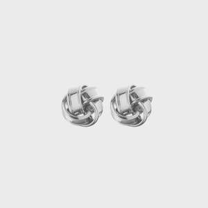 Jewellery Rings Bracelets Earrings Necklace: Knot Earrings (Silver)