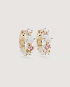 18k Gold Vermeil Cosmic Bloom Hoops