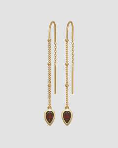 Earrings 1: Ignis Earrings Gold Vermeil