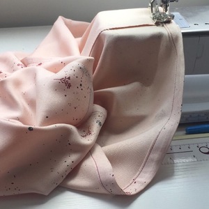 Products: Atelier Brunette Twig Blush Fabric - Studio of Sewing
