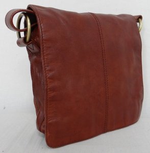 Leather Front Flap Satchel