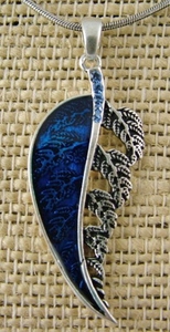 Small Silver Fern Pendant