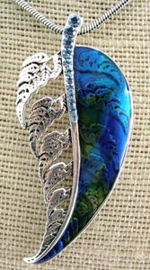 Silver Fern Leaf Necklace