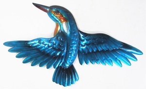 Garden Art: Kingfisher in Flight