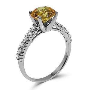White Diamond Simulant Rings: Promitto