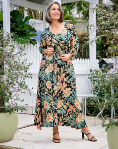 Dresses: Bea Maddison ZOE MAXI DRESS | BOTANIC FLORAL