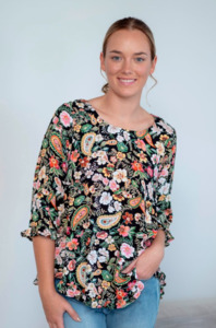 Tops: Willow Tree Frill hem top