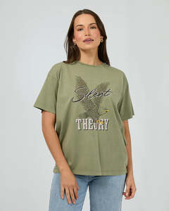 Tops: Silent Theory | Departed Tee Khaki