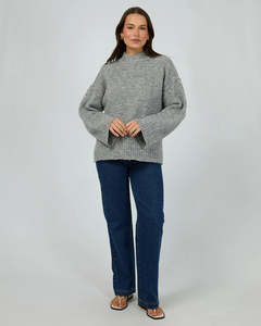 Silent Theory | Suki Knit Jumper Grey Marle