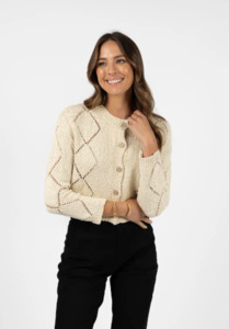 Jumpers Cardis: Humidity | Grace Cardi - Stone