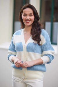 Jumpers Cardis: Augustine | Tara Cardigan Stripe