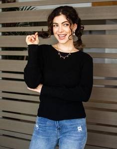 Jumpers Cardis: So In Style | Ribbed Jumper - Black