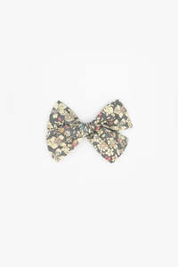 Antler | Bow Clip - Floral Grey