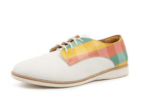 Rollie: Rollie - Derby | Checker Leather ( larger sizes )