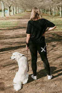 Homelee | Apartment Pants Winter - Black with Lilac Damask X