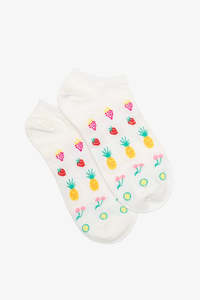 Socks Beanies Scarfs: Antler | Ankle Sock - Fruit Salad