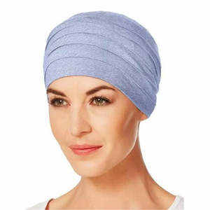 Turban: Christine Headwear Yoga Turban - Light Blue