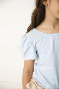 Cracked Soda: Cracked Soda - Rebecca Bow Top | Blue