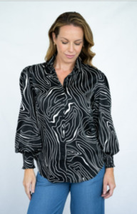 Qq Fashion: Jolie Saule | Abstract Blouse
