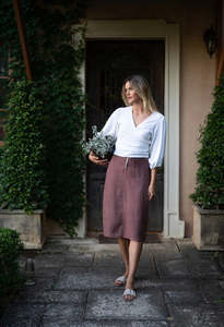 Humidity | NADIA WRAP TOP WHITE