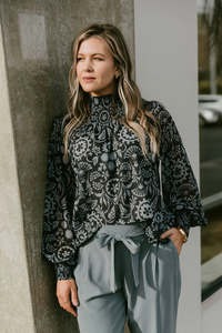 Home Lee: Homelee | Charlotte Top - Damask