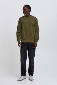 Blend | Essential Crew Sweatshirt - Olive