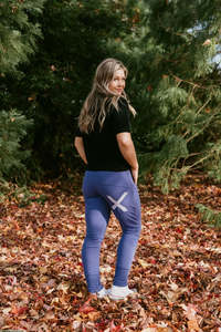 Homelee | Apartment Pants - Winter Weight - Hyacinth with Lilac X