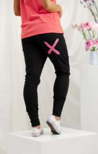 Bottoms: Homelee | Apartment Pants - Black with Sunset Floral X