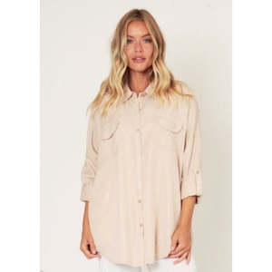 Suzy D - Oversized Shirt Pale Pink