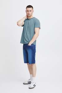 Ringers Western Mens: BLEND | Blue Stripe Tee