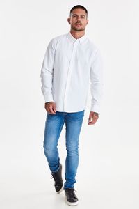 Mens Shirt: BLEND |  Nail Oxford Shirt - White