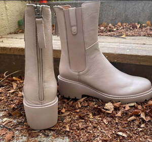 Django Juliette: Django & Juliette -Unita Leather Boot | Nougat