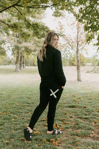 Homelee | Apartment Pants - Black with Lime X