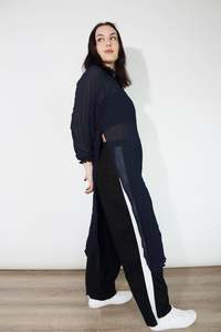Jaclyn M: Jaclyn M Noah Crinkle Dress - Midnight