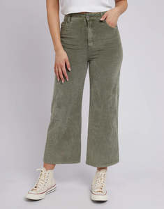 Allabouteve - Camilla Cord Pant | Khaki