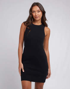 Silent Theory: Silent Theory | Frida Mini Dress - Black