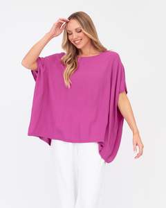 Label of Love | Oversized Top - Orchid