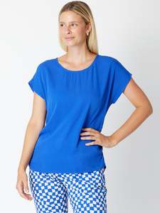 Luna Sky 1: Luna Sky | Relaxed Top - Cobalt