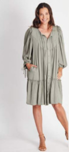 Luna Sky 1: Luna Sky - Billow Core Dress | Sage