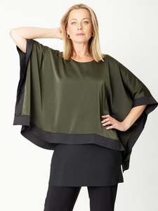 Cordelia St 1: Cordelia St | Colour Blast Block Top - Khaki/Black